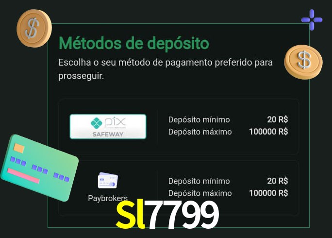 O cassino Sl7799 oferece uma grande variedade de métodos de pagamento