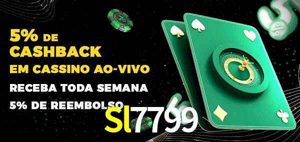 Promoções do cassino ao Vivo Sl7799